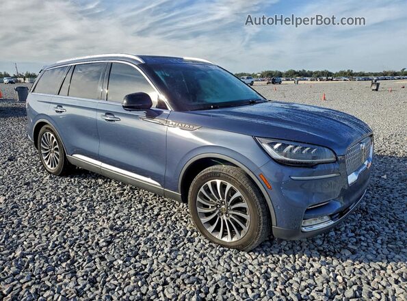5LM5J7WC4MGL05455 2021 LINCOLN AVIATOR Blue Front right