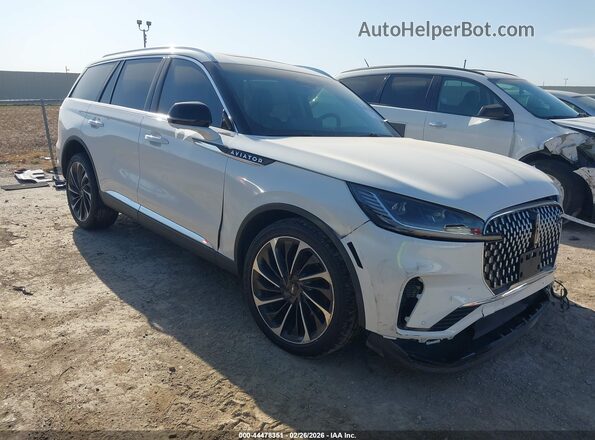5LM5J7WC4SGL11009 2025 LINCOLN AVIATOR Белый Передняя правая четверть