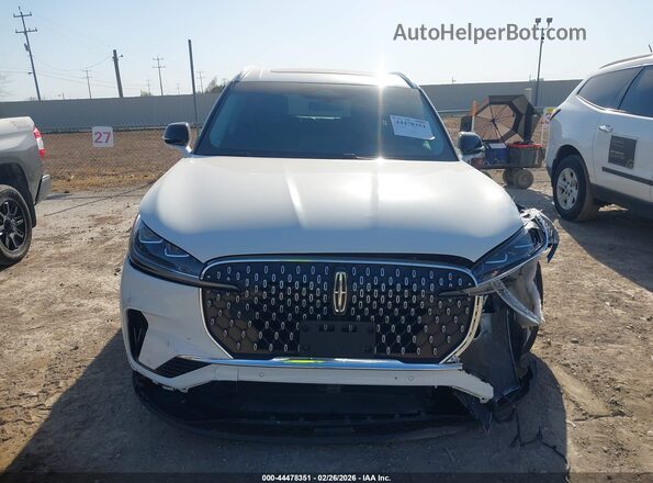 5LM5J7WC4SGL11009 2025 LINCOLN AVIATOR Белый Вид щитка приборов