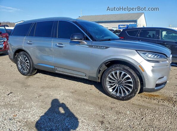 5LM5J7XC2RGL06738 2024 LINCOLN AVIATOR Серебряный Передняя правая четверть