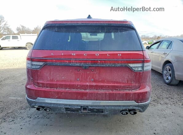 5LM5J7XC5SGL06593 2025 LINCOLN AVIATOR Red უკანა ხედი