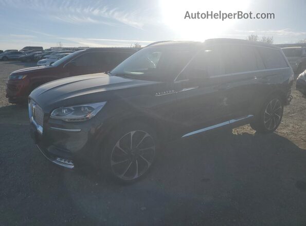 5LM5J7XC6RGL10775 2024 LINCOLN AVIATOR Black Przód lewy