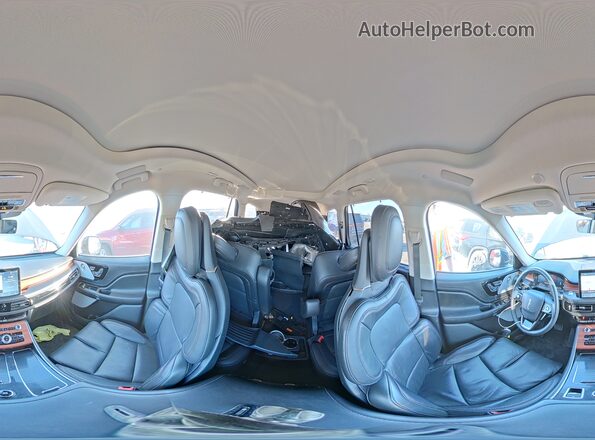 5LM5J7XC6RGL10775 2024 LINCOLN AVIATOR Black Widok wnętrza 360 stopni