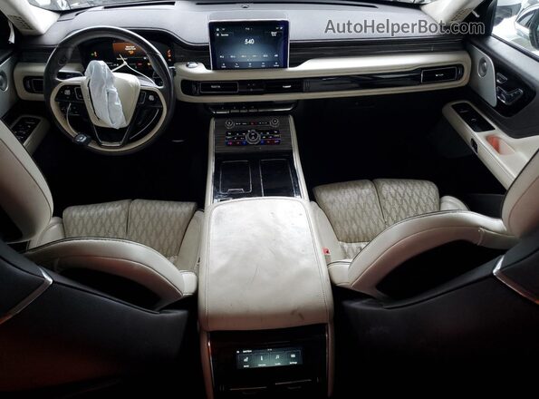 5LM5J9XC0LGL02013 2020 LINCOLN AVIATOR Белый Вид панели приборов