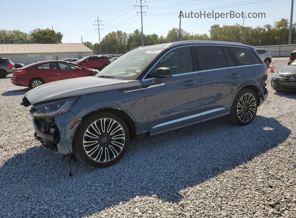 5LM5J9XC8SGL29538 2025 LINCOLN AVIATOR Синий Передняя левая четверть