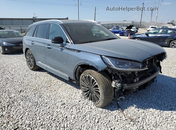 5LM5J9XC8SGL29538 2025 LINCOLN AVIATOR Синий Передняя правая четверть