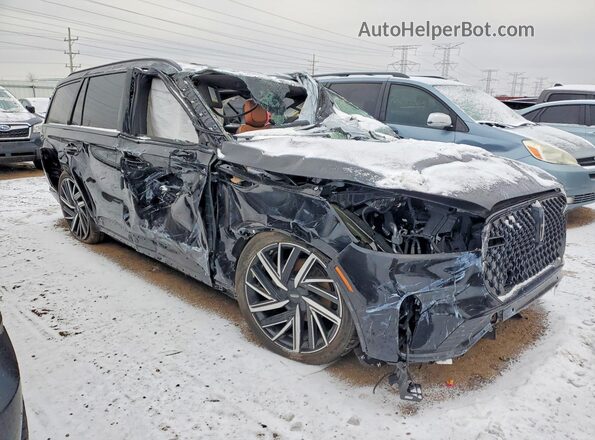 5LM5J9XC9SGL25630 2025 LINCOLN AVIATOR Черный Передняя правая четверть