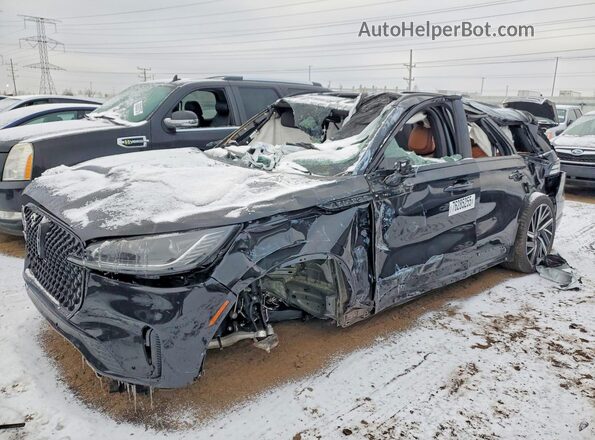 5LM5J9XC9SGL25630 2025 LINCOLN AVIATOR Черный Передняя левая четверть