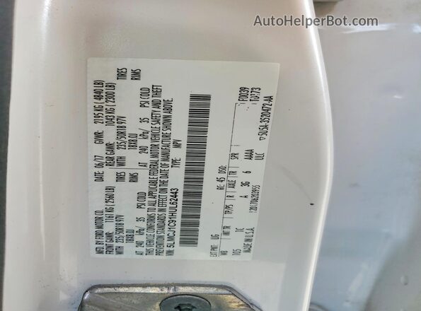 5LMCJ1C91HUL62443 2017 LINCOLN MKC Белый Панорамный вид салона 360°