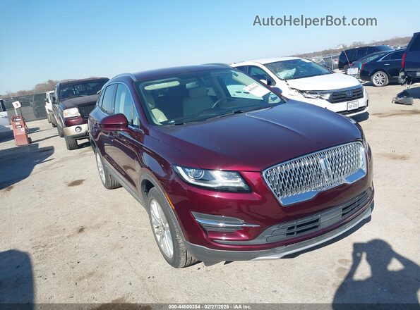 5LMCJ1C9XKUL22739 2019 LINCOLN MKC Темно-бордовый Передняя правая четверть