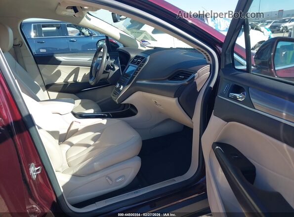 5LMCJ1C9XKUL22739 2019 LINCOLN MKC Темно-бордовый Вид салона спереди