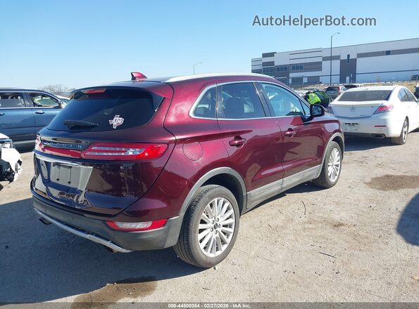 5LMCJ1C9XKUL22739 2019 LINCOLN MKC Темно-бордовый Задняя правая четверть
