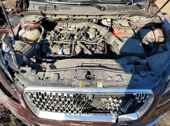 5LMCJ1D90MUL13291 2021 LINCOLN CORSAIR Темно-бордовый Вид подкапотного пространства
