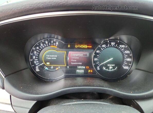 5LMCJ1D98KUL07008 2019 LINCOLN MKC Черный Вид щитка приборов