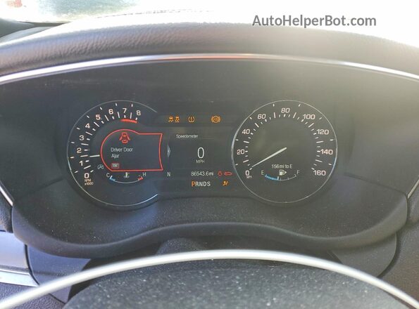 5LMCJ2C97HUL21126 2017 LINCOLN MKC Черный Вид щитка приборов