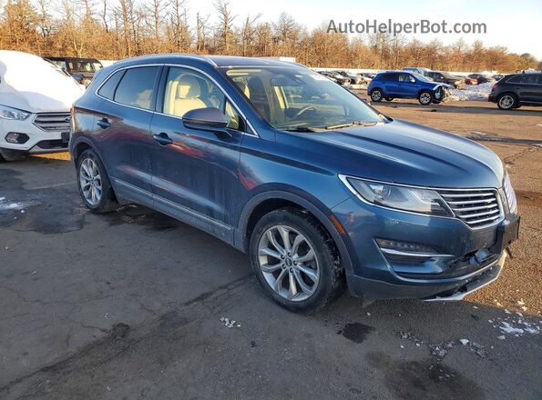 5LMCJ2D91JUL22146 2018 LINCOLN MKC Синий Передняя правая четверть