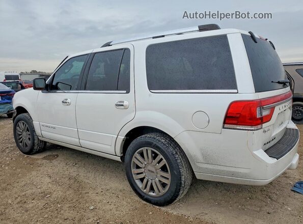 5LMJJ2HT6GEL06816 2016 LINCOLN NAVIGATOR Белый Задняя левая четверть