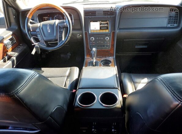 5LMJJ2HT8HEL00839 2017 LINCOLN NAVIGATOR Black Вид панелі приладів
