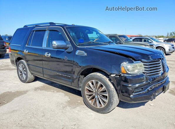 5LMJJ2HT8HEL00839 2017 LINCOLN NAVIGATOR Black Передня права чверть