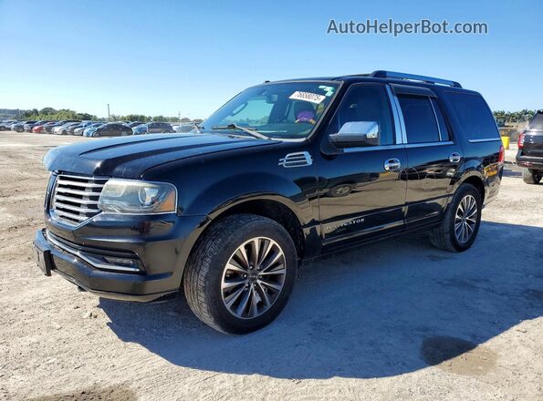 5LMJJ2HT8HEL00839 2017 LINCOLN NAVIGATOR Black Передня ліва чверть