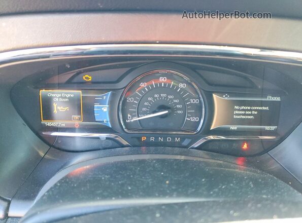 5LMJJ2HT8HEL00839 2017 LINCOLN NAVIGATOR Black Вид щитка приладів