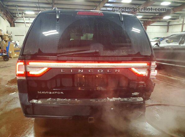 5LMJJ2JT0HEL03079 2017 LINCOLN NAVIGATOR Black Вид ззаду