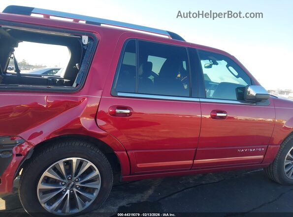 5LMJJ2JTXGEL10345 2016 LINCOLN NAVIGATOR Red Vista interior de 360 grados