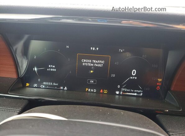 5LMJJ2KT1LEL16415 2020 LINCOLN NAVIGATOR Черный Вид щитка приборов