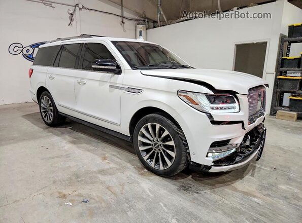 5LMJJ2LT8LEL16605 2020 LINCOLN NAVIGATOR Белый Передняя правая четверть