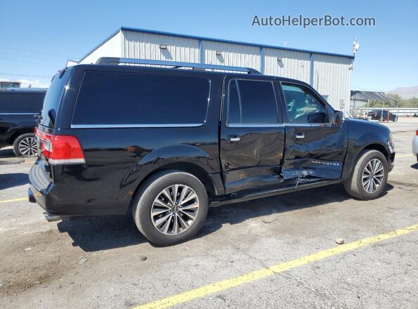 5LMJJ3HT4HEL12962 2017 LINCOLN NAVIGATOR Black Задня права чверть