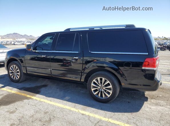 5LMJJ3HT4HEL12962 2017 LINCOLN NAVIGATOR Black Задня ліва чверть