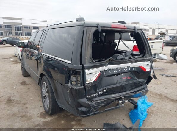 5LMJJ3HT8GEL03499 2016 LINCOLN NAVIGATOR L Black Trasero izquierdo