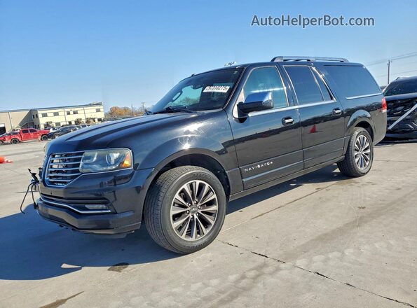 5LMJJ3HTXGEL07442 2016 LINCOLN NAVIGATOR Черный Передняя левая четверть