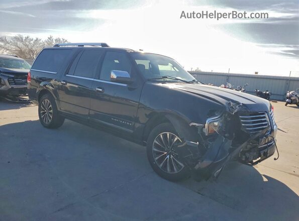 5LMJJ3HTXGEL07442 2016 LINCOLN NAVIGATOR Черный Передняя правая четверть