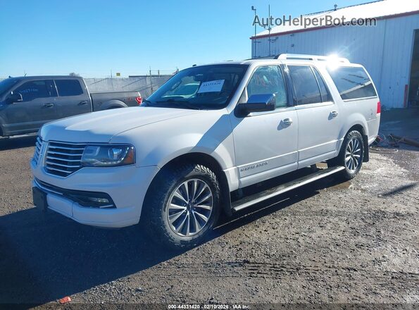 5LMJJ3JTXGEL06673 2016 LINCOLN NAVIGATOR L Белый Передняя левая четверть