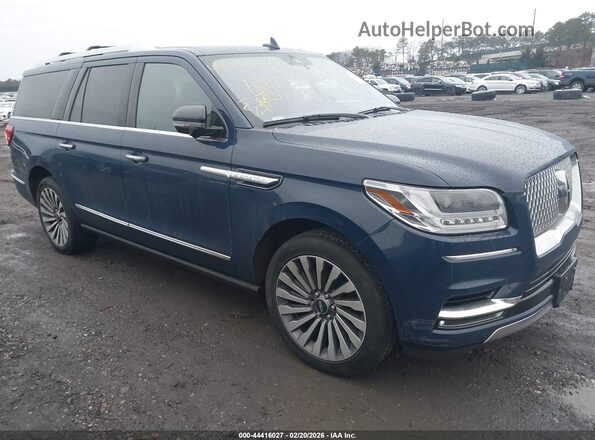 5LMJJ3LT0JEL04080 2018 LINCOLN NAVIGATOR L Blue Delantero derecho