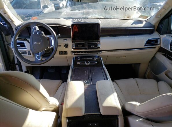 5LMJJ3LT8MEL01173 2021 LINCOLN NAVIGATOR Белый Вид панели приборов