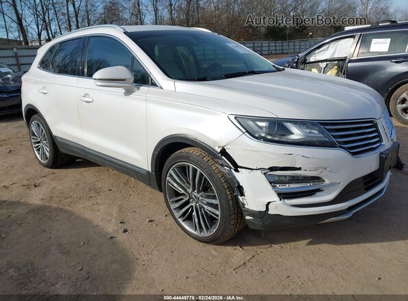 5LMTJ3DH7GUJ15735 2016 LINCOLN MKC White Przód prawy