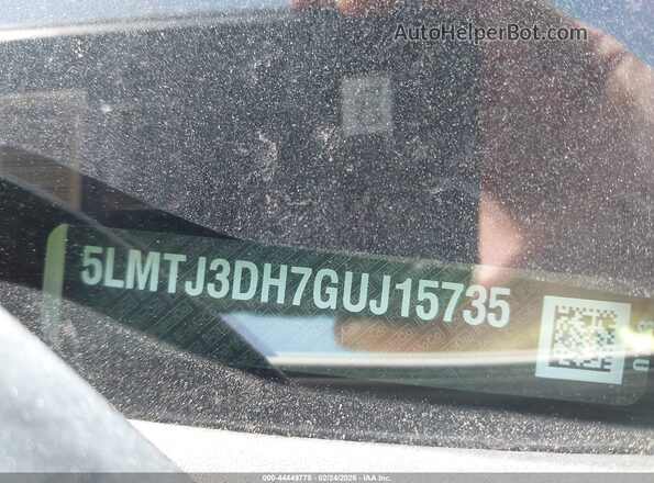 5LMTJ3DH7GUJ15735 2016 LINCOLN MKC White Widok komory silnika