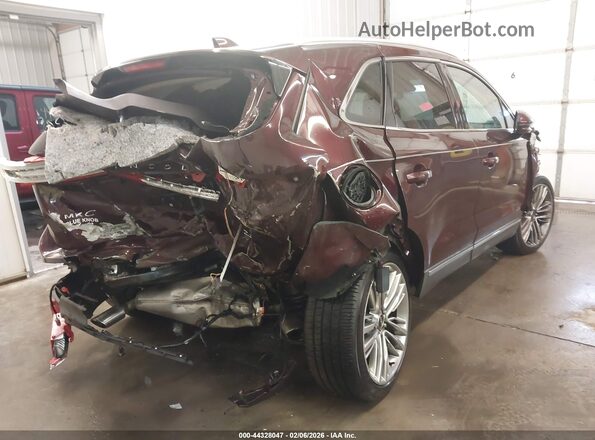 5LMTJ3DH7GUJ18134 2016 LINCOLN MKC Бордовый Задняя правая четверть