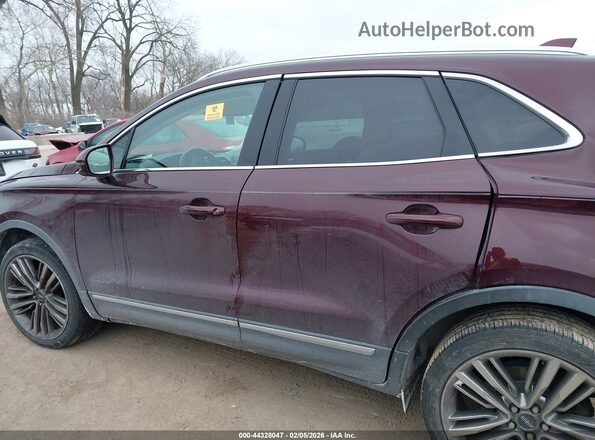 5LMTJ3DH7GUJ18134 2016 LINCOLN MKC Бордовый Вид задней части салона