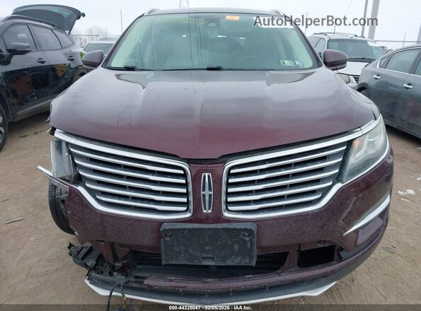 5LMTJ3DH7GUJ18134 2016 LINCOLN MKC Бордовый Вид панели приборов