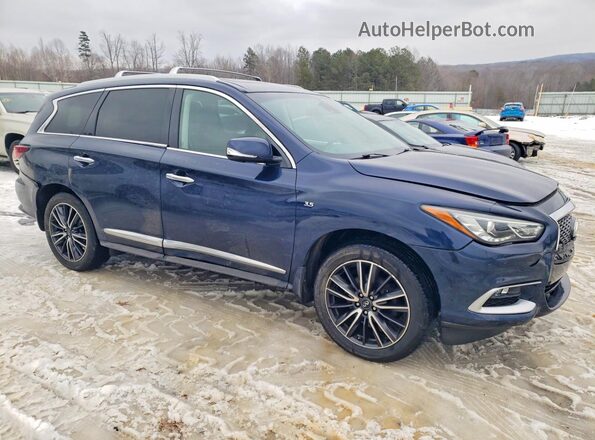 5N1AL0MM7GC502288 2016 INFINITI QX60 Синий Передняя правая четверть