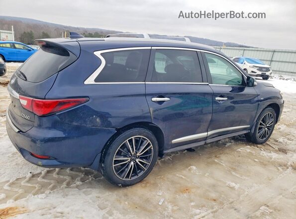 5N1AL0MM7GC502288 2016 INFINITI QX60 Синий Задняя правая четверть
