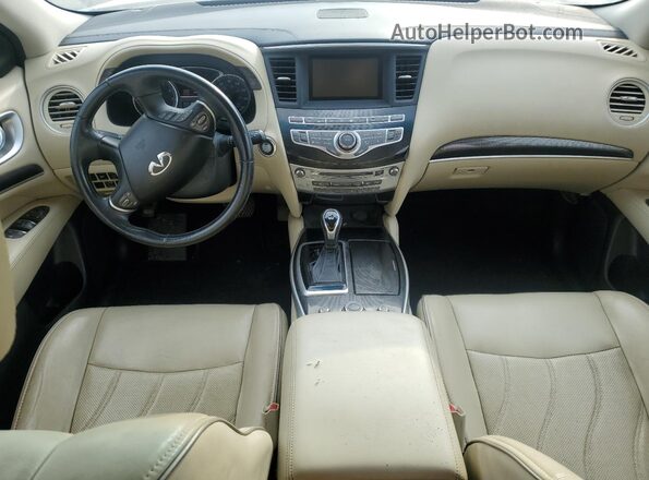 5N1AL0MM9GC512952 2016 INFINITI QX60 White Widok deski rozdzielczej
