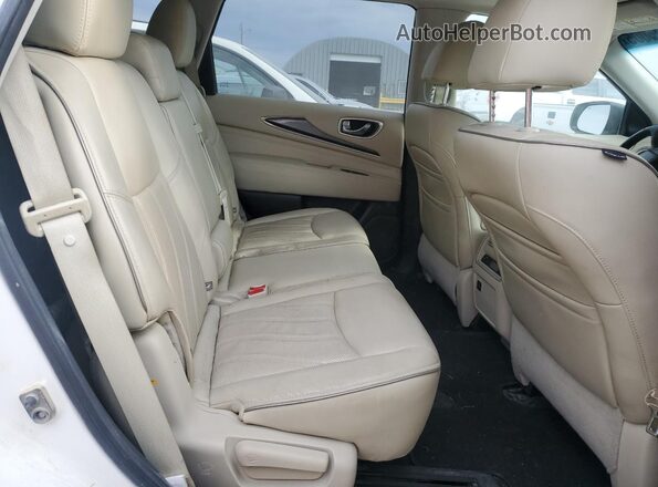 5N1AL0MM9GC512952 2016 INFINITI QX60 White Widok wnętrza z tyłu