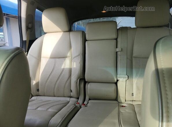 5N1AL0MM9GC512952 2016 INFINITI QX60 White Widok tylnych siedzeń