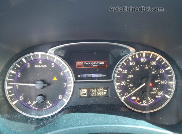 5N1AL0MMXGC513463 2016 INFINITI QX60 Черный Вид щитка приборов