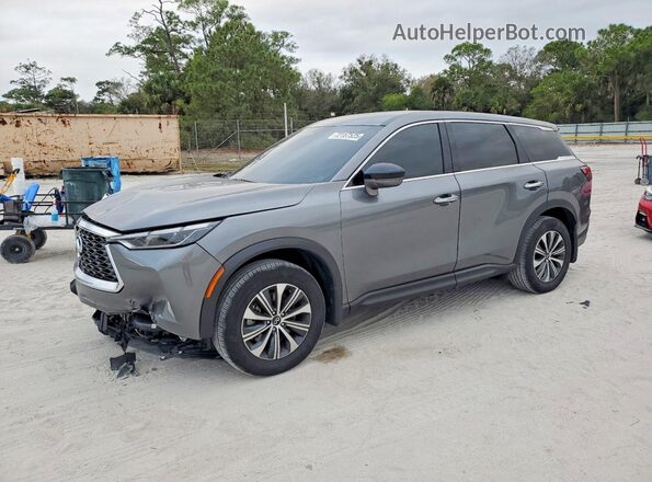 5N1AL1ER2SC332074 2025 INFINITI QX60 Gray Przód lewy
