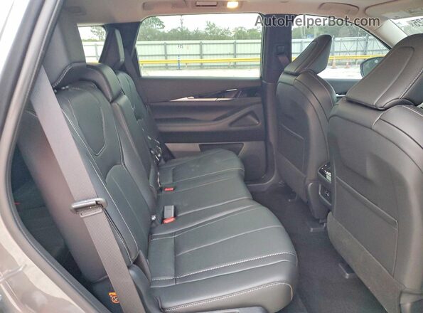 5N1AL1ER2SC332074 2025 INFINITI QX60 Gray Widok wnętrza z tyłu